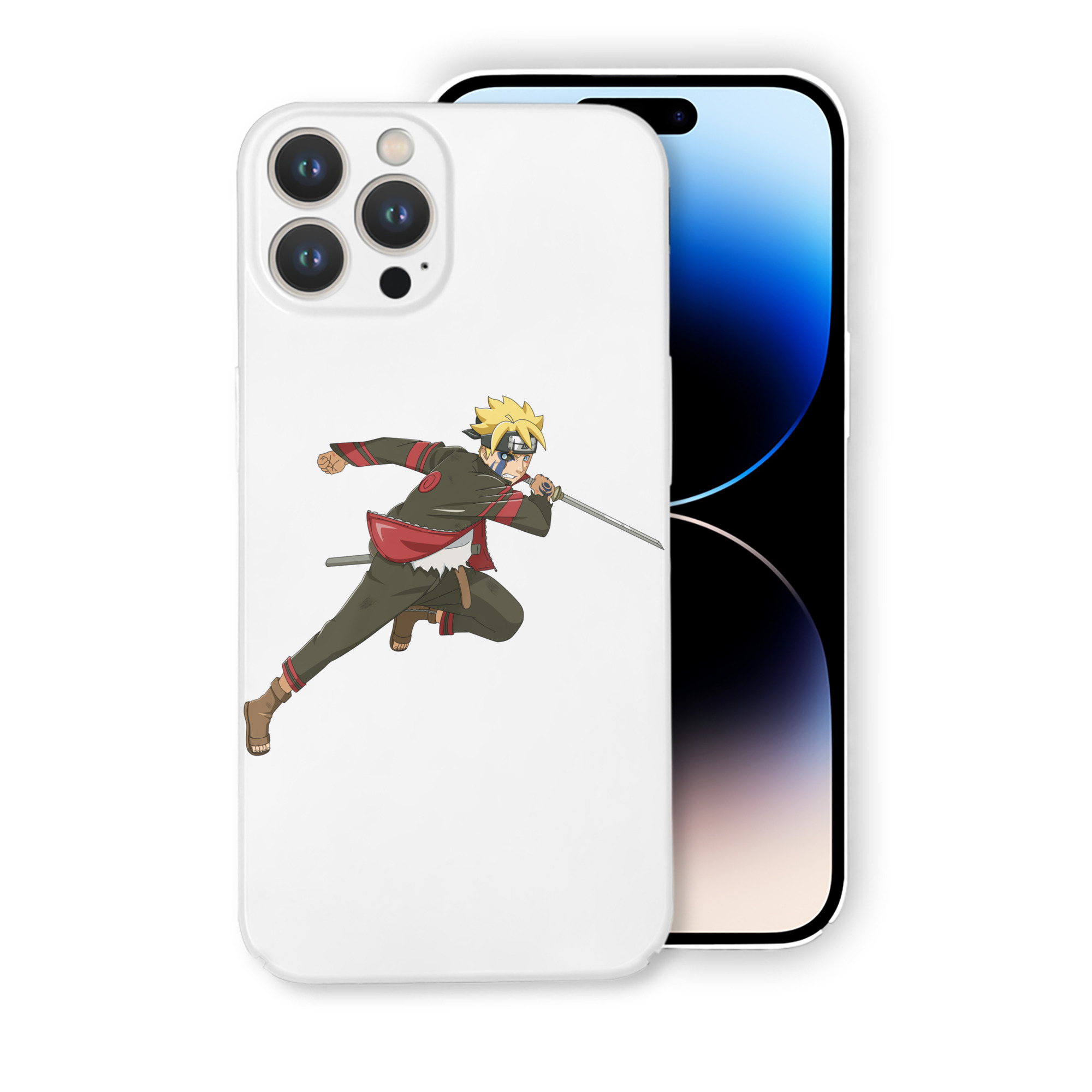 （画像用） NARUTO -ナルト- うずまき ボルト Uzumaki Boruto 【iPhone 14シリーズ対応】ハードケース